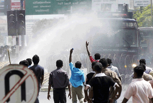 IUSF protest tear gassed
